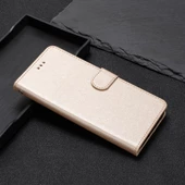 Xiaomi Redmi Note 8 Pro Tlp Kartlıklı Cüzdan Kılıf (Deluxe Wallet Case)  GOLD - 3
