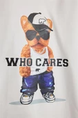 BAD BEAR Mood Off-White Hoodie Sweatshirt - 2