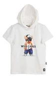 BAD BEAR Mood Off-White Hoodie Sweatshirt - 1