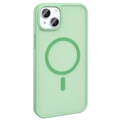 iPhone 13 Uyulu Uyumlu Kılıf Magsafe Şarj Özellikli Mat Arka Yüzey Sio Kapak thumbnail 6