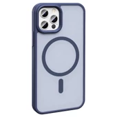 iPhone 12 Pro Uyumlu Kılıf Magsafe Şarj Özellikli Mat Arka Yüzey Sio Kapak thumbnail 3