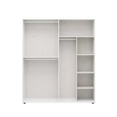 Oryana 4 Kapaklı Gardırop-Mat Lake Beyaz 180x210x62 cm thumbnail 3