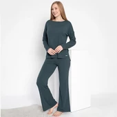 Confeo 840.638 Kadın Kışlık Uzunkol Pijama Takım - 3