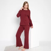 Confeo 840.638 Kadın Kışlık Uzunkol Pijama Takım - 1
