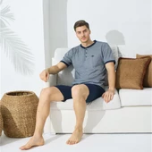 Kly 9009 Erkek Yazlık Şortlu Pijama Takım - 4