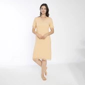 Confeo C840-706 Kadın Viskon Dantelli Kısakol Gecelik - 4
