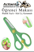 Öğrenci Makası Plastik Yaylı ve Küt Uç Korumalı 1 Adet Okul Makası Çocuk Makası Çocuklar İçin Güvenli Okul Öncesi Anasınıfı Etkinlik - 4
