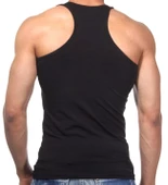 2 Adet Erkek Slim Fit Dar Kalıp Likralı Penye Sporcu Atleti(Rambo Atleti) - 10