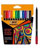 Bic Intensity Keçeli Boya Kalemi 12 Renk - 1