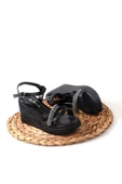 Papuçcity Sprs 02831 Dolgu Taban Kadın Sandalet - 5