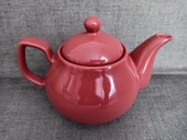 TULU PORSELEN DEMLİK BORDO RENK - 1