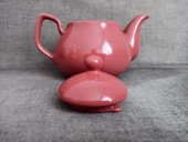 TULU PORSELEN DEMLİK BORDO RENK - 2