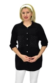 Kadın Cep Taşlı Ayrobin Gömlek BGL-ST03699 thumbnail 2