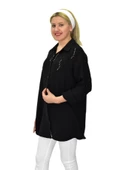 Kadın Taşlı Ayrobin Gömlek BGL-ST03701 - 4