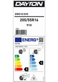 DAYTON 205/55 R16 91H DW510E KIŞ LASTİĞİ (ÜRETİM YILI: 2024) - 5