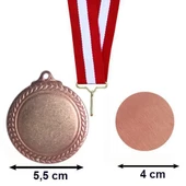 Kişiye Özel Tasarlanabilen Bronz Madalya 5.5 cm cm - 1