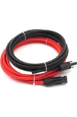 6 Mm Solar Kablo 10 Metre Mc4 Konnektörlü 5+5mt thumbnail 1