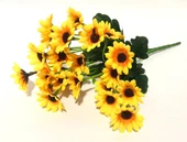 Nettenevime Sarı Papatya Yapay Çiçek 30 cm 6 Dal 24 Kafa thumbnail 3