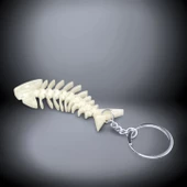 3D Haraketli Balık Anahtarlık - Fosforlu - 2