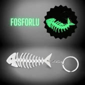 3D Haraketli Balık Anahtarlık - Fosforlu - 1
