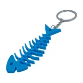 3D Haraketli Balık Anahtarlık - Mavi - 7