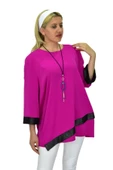 Kadın Fuşya Pembe Bluz BGL-ST03716 - 4