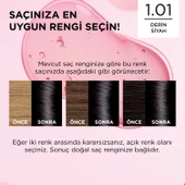 L’oréal Paris Excellence Creme 1.01 Derin Siyah Saç Boyası - 7
