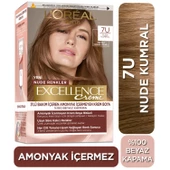 L’Oréal Paris Excellence Creme Nude Renkler Saç Boyası – 7U Nude Kumral - 1
