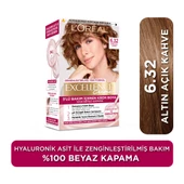 L’oréal Paris Excellence Creme 6.32 Altın Açık Kahve Saç Boyası - 1
