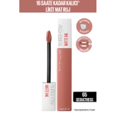 Maybelline New York Super Stay Matte Ink Unnude Likit Mat Ruj - 65 Seductress - Nude - 1