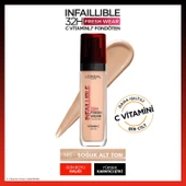 L'Oréal Paris Infaillible 32H Fresh Wear C Vitaminli Fondöten - 145 Rose Beige - 1