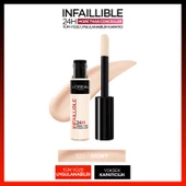 L'Oréal Paris Infaillible 24H Tüm Yüze Uygulanabilir Kapatıcı - 322 Ivory - 1