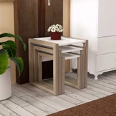 MODİLAYN Hülya Zigon Sehpa Takımı High Gloss -CORDOBA - 1