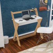 MODİLAYN Çalışma- Laptop- Dresuar- Bilgisayar Masası EVEREST-BEYAZ - 2