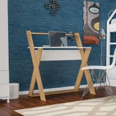 MODİLAYN Çalışma- Laptop- Dresuar- Bilgisayar Masası EVEREST-BEYAZ - 1