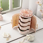 Piev House By House Çok Satan Süper 3 Lü Set Bir Arada Takı Fırçalık Makyaj Organizer - 4