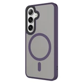 Samsung Galaxy S24 Plus Kılıf Sert PC Arka Yüzey Wireless Şarj Özellikli Flet Magsafe Kapak thumbnail 9