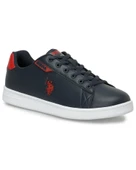 U.s. Polo Assn. Costa 4Fx Erkek Lacivert-Kırmızı Sneaker Ayakkabı - 1