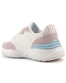 U.s. Polo Assn. Blossom 4Fx Kadın Bej-Pudra-Mavi Sneaker Ayakkabı thumbnail 3