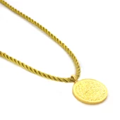 Altın Kaplama İmitasyon 2,5' luk Reşat Altın İpli Kolye KLY - 615 thumbnail 5