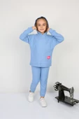 Oversize Kapüşonlu Arma Detaylı Alt Üst Takım (dI3AxG6rDwUIy) - 1