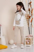 Bebe Yaka Çanta Baskılı Çocuk Takım %100 PAMUK (bPBtpiKGfSRJS) - 8