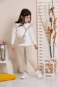 Bebe Yaka Çanta Baskılı Çocuk Takım %100 PAMUK (bPBtpiKGfSRJS) - 7