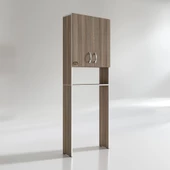Kenzlife çamaşır makinesi dolabı veronika crd 180*066*20 banyo çift kapaklı arkalıksız - 4