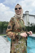 Nehir Elbise Yeşil - 4