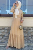 Duru Simli Camel Elbise thumbnail 1