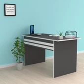 Kenzlife ofis masası kohana 075*070*60 gri bilgisayar çalışma büro - 1