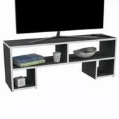 Kenzlife televizyon sehpası abudabi gri 040*150*30 tv ünitesi thumbnail 2