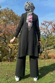 Işıl Pantolonlu Triko Takım Antrasit - 4