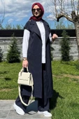 Apoletli Çizgili Takım Lacivert - 3